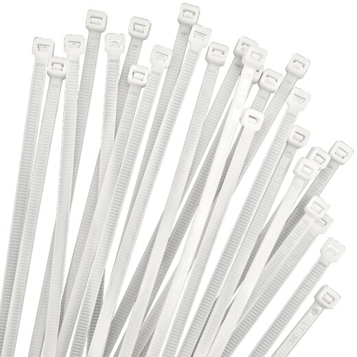 Paola (Paola) white nylon cable ties 3.6250mm (100 pieces) bundling/tying/organizing/tie 5854