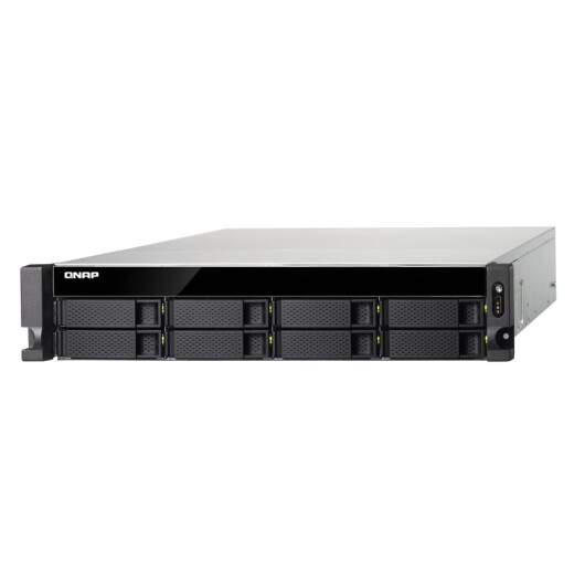 QNAP TS-832XU-RP quad-core CPU eight-bay single and dual-source rack-mounted NAS disk array network storage (TS-831XU upgraded version)