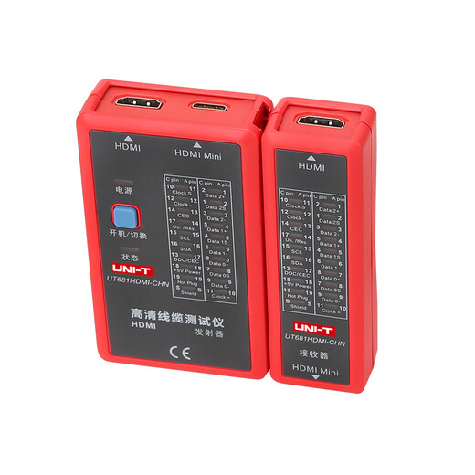 优利德（UNI-T）UT681L多功能网络寻线仪查线器巡线仪断路短路高清线缆测试仪 UT681HDMI(MINI-HDMI)