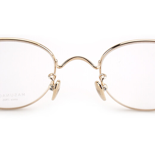 masunaga Zengyong glasses frame Japanese titanium myopia glasses frame GMS-396BT #11+Glass French 1.60 lens