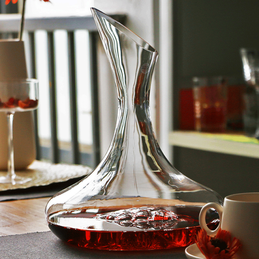 KBOX European handmade crystal glass large red wine quick decanter wine household wine divider pot set grape bottom decanter small size 1000ml