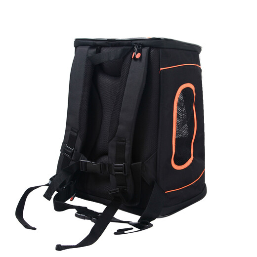Petsfit Haustier-Rucksack für Haustiere, Katzen, Outdoor, tragbar, Hundetasche, Reisen, leicht, bequem, Katzen-Rucksack, großes Fassungsvermögen, Schwarz, Einheitsgröße