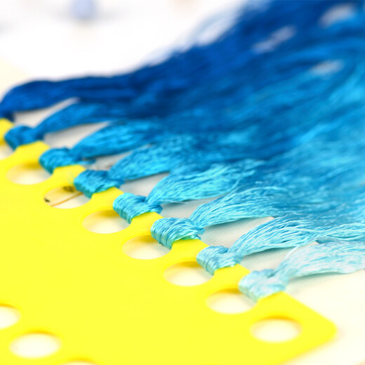 Other embroidery craftsmen Su embroidery thread, mulberry silk thread, silk hand embroidery thread, commonly used colors, 8 pieces, No. 15