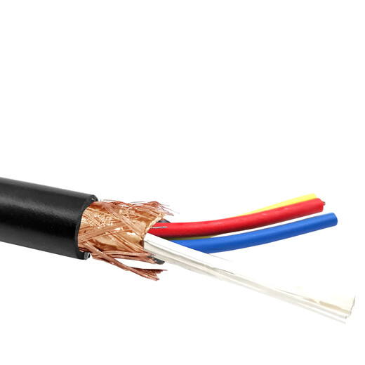 APESD Shield Kabel Audiokabel Kommunikationssignallinie RVVP Two Core 4 Core 0,5/1,0/1,5 Quadratmantelkabel Nationales Standard Pure Copper Double Shield Signal Control Line Mikrofonkabel -Audiokabel Dual abgeschirmtes Audiokabel 2*1,5 50 Meter