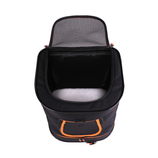 Petsfit Haustier-Rucksack für Haustiere, Katzen, Outdoor, tragbar, Hundetasche, Reisen, leicht, bequem, Katzen-Rucksack, großes Fassungsvermögen, Schwarz, Einheitsgröße