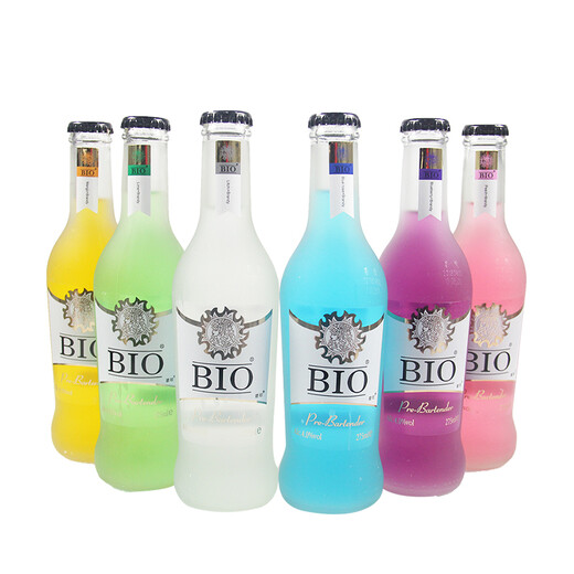 Biou vorgefertigter Cocktail Rum gemischt mit 275 ml Ganzkastenpack minderwertig leicht betrunken 6 Aromen fruchtiger Fremdwein, eine Schachtel sechs Flaschen-Sechs-Aromen