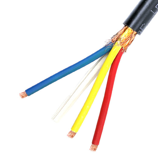 APESD Shield Kabel Audiokabel Kommunikationssignallinie RVVP Two Core 4 Core 0,5/1,0/1,5 Quadratmantelkabel Nationales Standard Pure Copper Double Shield Signal Control Line Mikrofonkabel -Audiokabel Dual abgeschirmtes Audiokabel 2*1,5 50 Meter