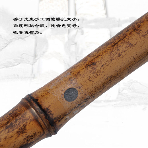 管子先生专业五节紫竹笛子演奏横笛成人初学考级古风乐器 D调
