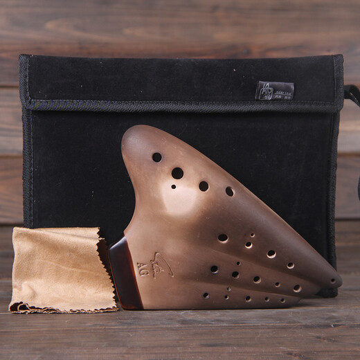 Feng Ya Ocarina Drei-Röhrchen Midrange G-Tube spielt die Klasse Earth-Color Raucher und brennendes Ag-Promotion Typ Drei-Röhren-Ag-Promotionstyp