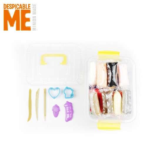 Schergen 24 Farbe Ultra-Licht-Tonfarbe Schlamm ungiftiger Plastikin tragbarer Quadratkasten Set handgefertigtes DIY-Farb-Schlamm Kinderspielzeug für Kinder