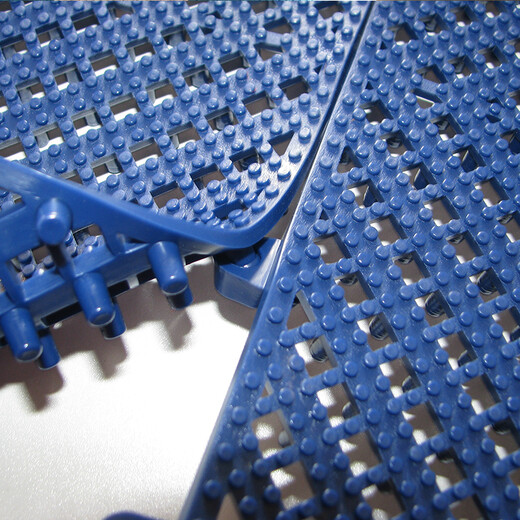 Indaro Indaro Bathroom Anti-slip Shower Bath Children's Swimming Pool Cuttable Hollow Hydrophobic Bathroom Toilet Mat Sapphire Blue 6 pieces 30cm*30cm*6 pieces without edges