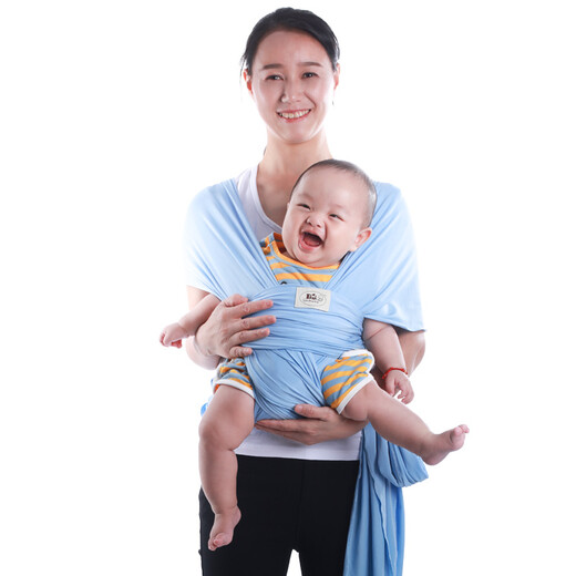 paparhein宝宝背带婴儿背巾多功能新生儿初生背袋西尔斯横抱式弹力背巾 深麻灰色