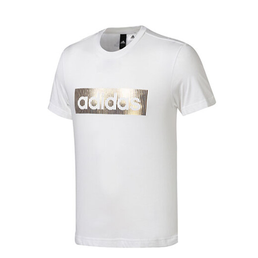 阿迪达斯 （adidas） 三叶草短袖T恤男士夏季运动服经典百搭舒适透气休闲圆领半袖 FM3897黑色 S