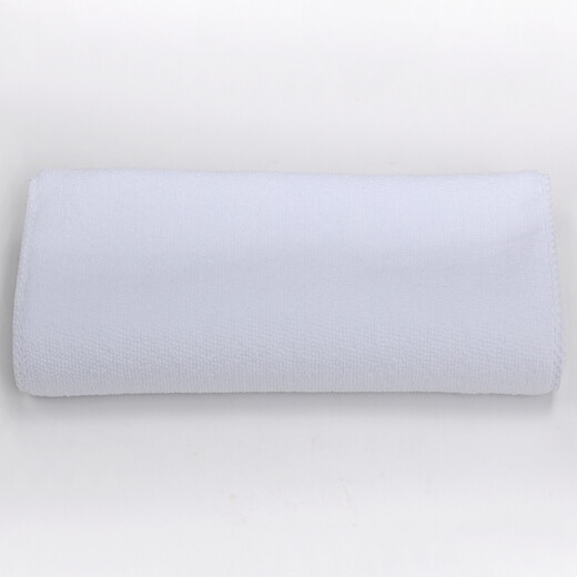 Bingxingmeng housekeeping cleaning rag absorbs water, does not shed lint, thickened towel, wipes glass, wipes floor, wipes tablecloth, cleans kitchen, strong water absorption, white 30*70, medium thickness, 10 pieces
