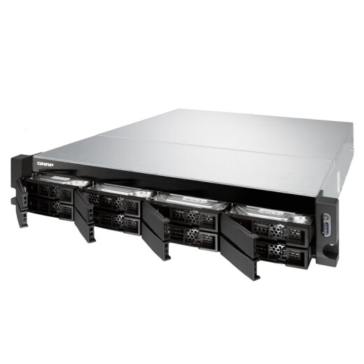 QNAP TS-832XU-RP quad-core CPU eight-bay single and dual-source rack-mounted NAS disk array network storage (TS-831XU upgraded version)