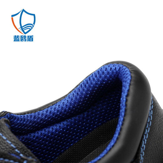 Blue Ou Shield labor protection shoes for men, anti-smash plastic toe caps, anti-puncture insulation, 6KV electrician work safety functional shoes D8132N 42