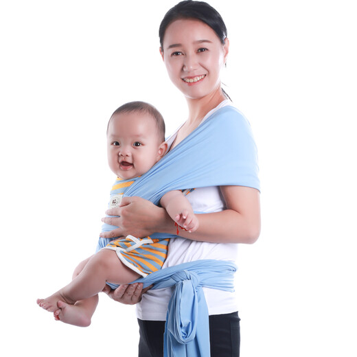 paparhein宝宝背带婴儿背巾多功能新生儿初生背袋西尔斯横抱式弹力背巾 深麻灰色