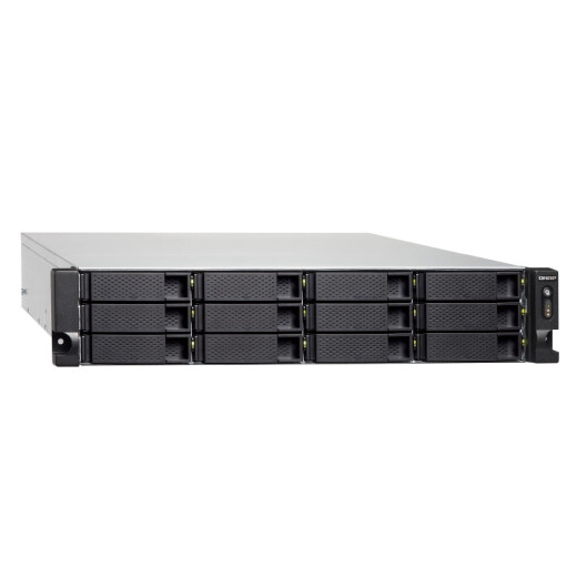 QNAP TS-1232XU quad-core CPU single power supply rack-mounted 12-bay NAS disk array network storage private cloud (TS-1231XU upgraded version)