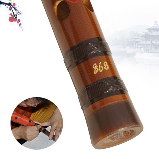 
Mr. Guanzi's flute professional section, bitter bamboo flute quality flute performance, grade examination, beginner adult, children and female college students, D tune + flute bag + full set of accessories