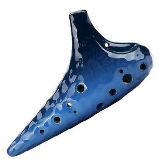 
TNG Twelve-hole oval Sky City Sea Wave Alto AC Professionally Playing Ocarina Gradient Blue Alto AC [Recommended for Beginners]