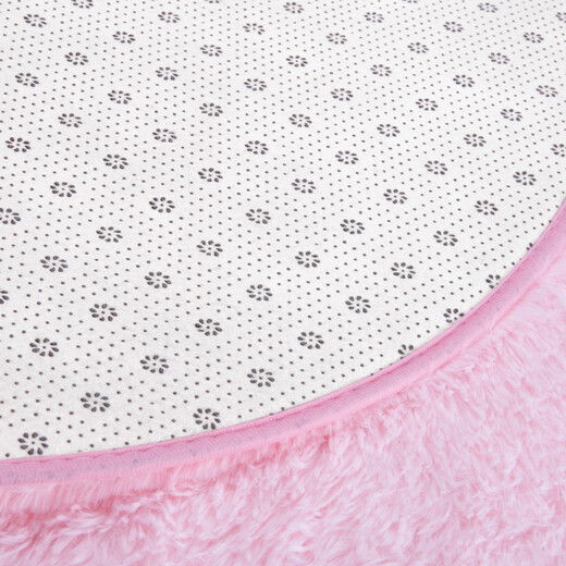 Fuju peach velvet carpet non-slip bedroom bedside bay window blanket 80*160cm peach pink