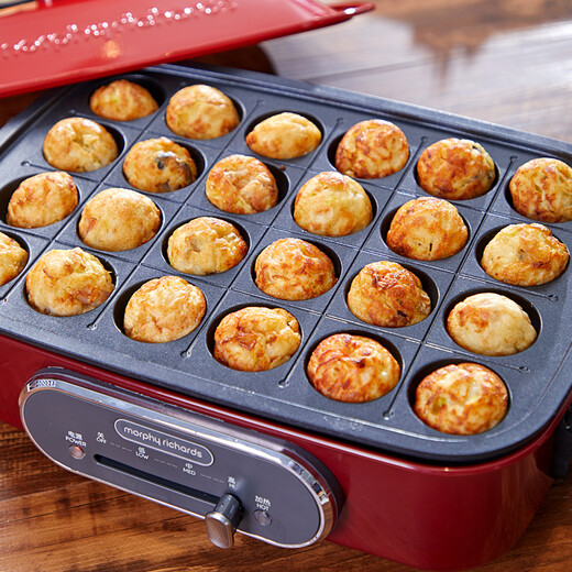 Morphyrichards MR1019 meatball plate, octopus small meatball test, rice ball plate accessory plate, suitable for MR9088