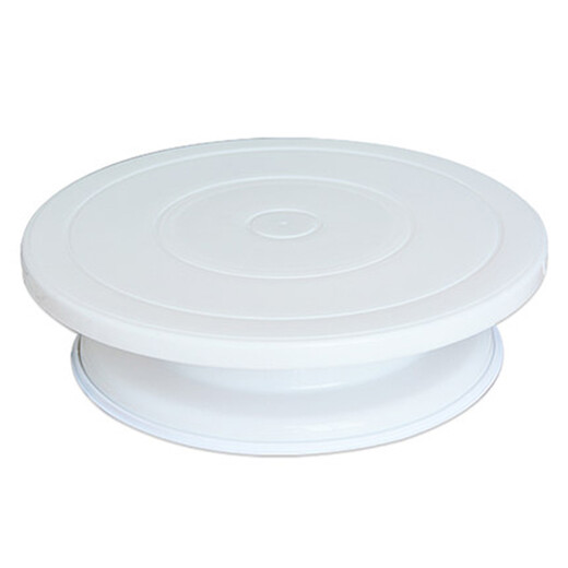 Cake turntable decorating table baking tool set aluminum alloy tray rotating wiper household commercial decorating turntable 11 inches