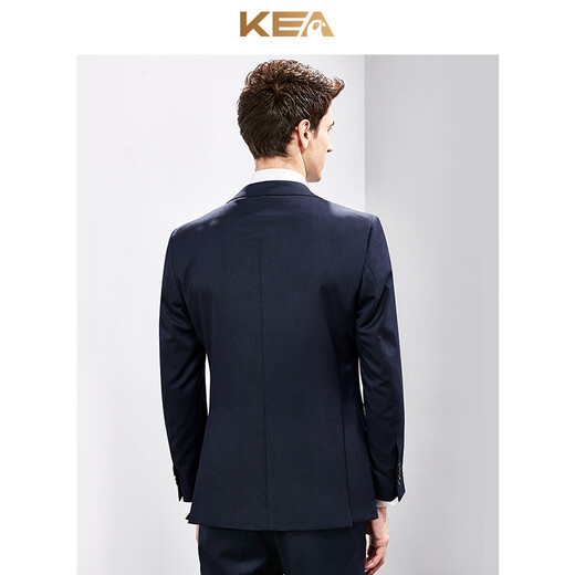 KEA spring and summer suit men's business slim professional formal attire groomsmen wedding suit navy blue groom wedding navy blue 170/88A(46A)