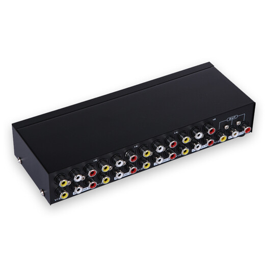 MAITO VIKI (MT-VIKI) AV Switcher Deux en un sur un sur quatre sur un sur un sur un sur un sur un sur un Lotus Red Yellow and White DVD DVD Set-top Monitoring Connection TV Projecteur audio et convertisseur vidéo Shater MT-831AV huit port 8 en un OUT OUT
