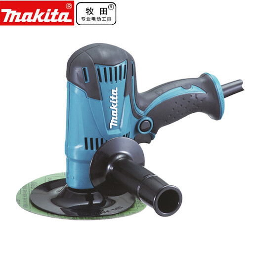 牧田牧田盘式砂光机150mm砂纸机440W抛光机打磨手持电动工具GV6010 GV5010盘式砂光机（125mm）440W