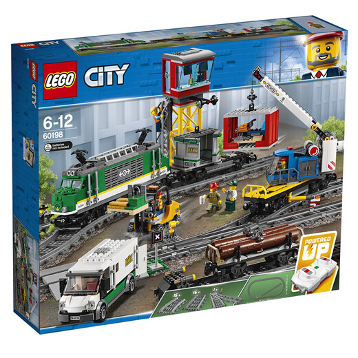 LEGO CITY TRAIN Series, Gift d'anniversaire pour enfants, train de fret 60198