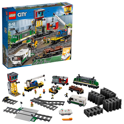 LEGO CITY TRAIN Series, Gift d'anniversaire pour enfants, train de fret 60198
