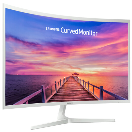 SAMSUNG 31.5-inch 1800R curved TUV eye-friendly certified wall-mountable HDMI/DP high-definition interface LCD computer monitor (C32F395FWC)