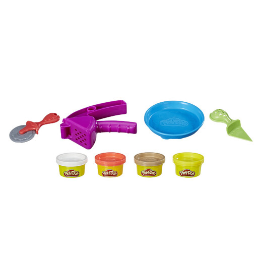 [70% neu] Hasbro farbige Schlamm Plastikine DIY handgefertigtes Kinderspielzeugset natürlicher Weizenmehl, der Spaß macht und die kreative Zeit Western Food Party Version C3117 macht