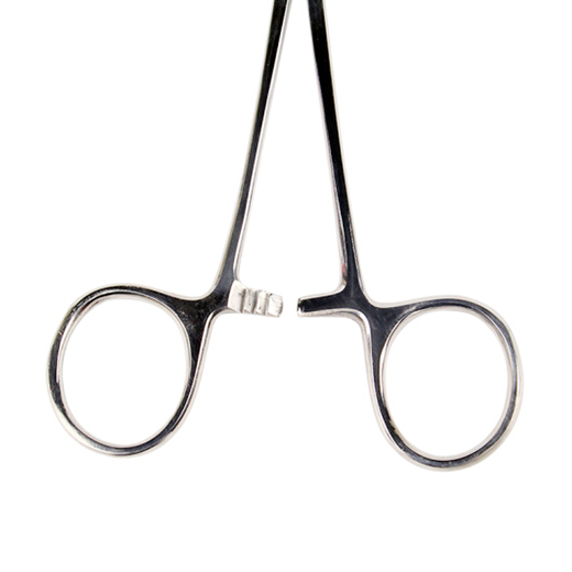 Chongxianweng dog hair plucking pliers pet ear hair plucking pliers Teddy Bichon ear cleaning supplies cat ear cleaning supplies hair plucking pliers straight head (small size 12.5CM)