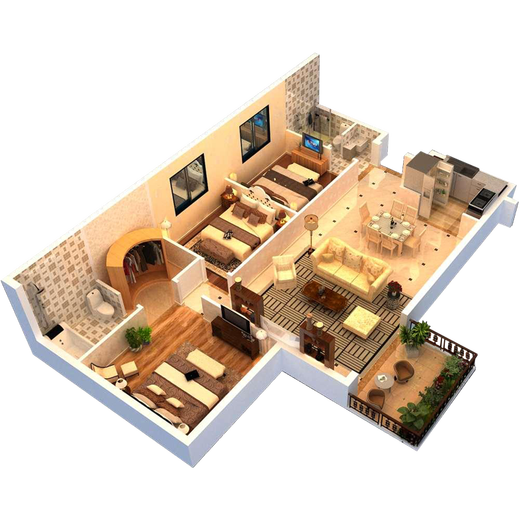 Yunlan Decoration Shanghai full-package renovation design renderings of partial renovation of old houses service free door-to-door measurement and deposit