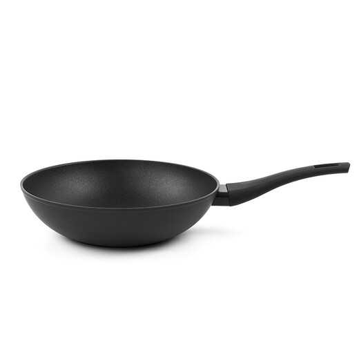ROSSO SFERA imported from Italy Black Knight 28cm Chinese-style wok, non-stick pan for frying, household wok, kitchen cooking pot, induction cooker universal