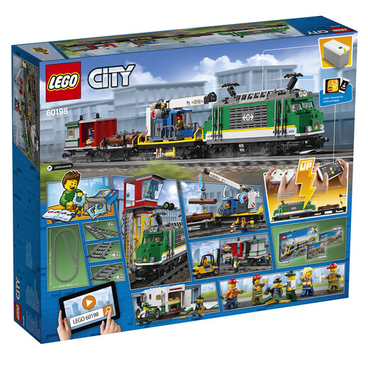 LEGO CITY TRAIN Series, Gift d'anniversaire pour enfants, train de fret 60198
