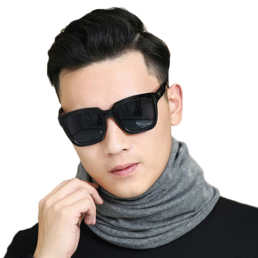 Men's Men's Men's Outdoor Cycling Windproof Warm Neck Warm Neck Protector Neck Protector Student Thickened Hood Black One Size