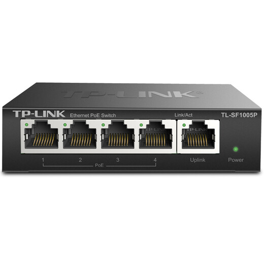 普联（TP-LINK） SF1005P 5口百兆4口POE非网管PoE交换机