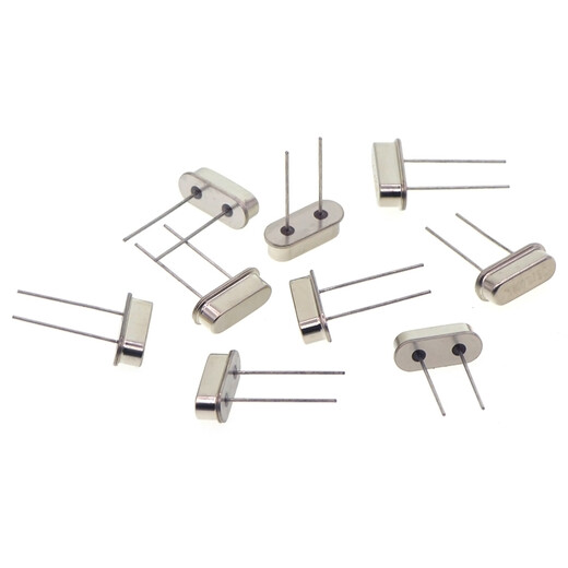 TaoTimeClub quartz crystal oscillator plug-in two-pin HC-49S passive clock crystal 3.579545MHz-40MHz 3.579545M plug-in two-pin (5 pieces)