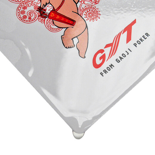 
Tongle plastic playing cards fill the big hole with Northeast Douji filling the front frosted PVC waterproof 9-A double pair set Fill the big hole with 699 red one (12 double pairs)