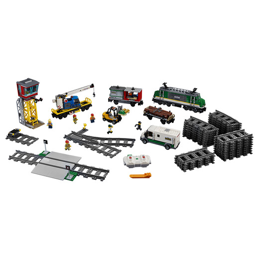 LEGO CITY TRAIN Series, Gift d'anniversaire pour enfants, train de fret 60198