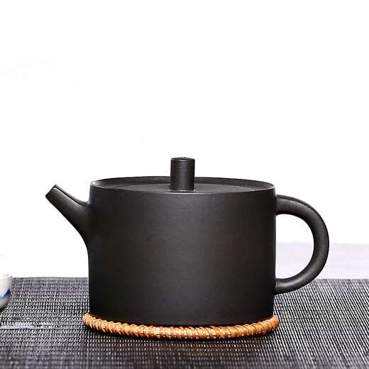 Hidden Pot World Yixing Characteristic Purple Clay Pot Purely Handmade Fine Teapot Original Mineral Black Purple Clay Seeing Series Fuyun Teapot Fuyun Teapot