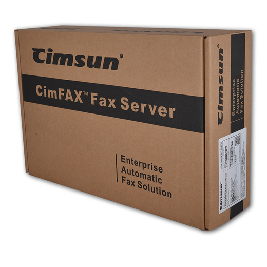 CimFAX fax server Enterprise-level network fax machine High-speed 33.6K Multiple security guarantees for fax data Enhanced security dual-line version Z5T 1200 users 128G