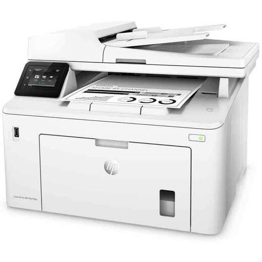 HP (HP) Imprimante M227FDW / 227D / FDN Copie au laser en noir et blanc sans fil et numérisation Imprimante à domicile tout-en-un à double face M227FDW avec chargeur de documents + trois ans de porte à porte