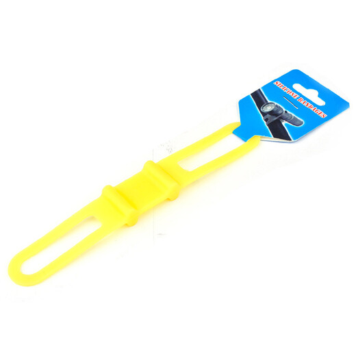 Jieyida bicycle light holder silicone light holder silicone strap mountain bike high elastic silicone strap handlebar with flashlight with riding equipment accessories blue 5 pieces