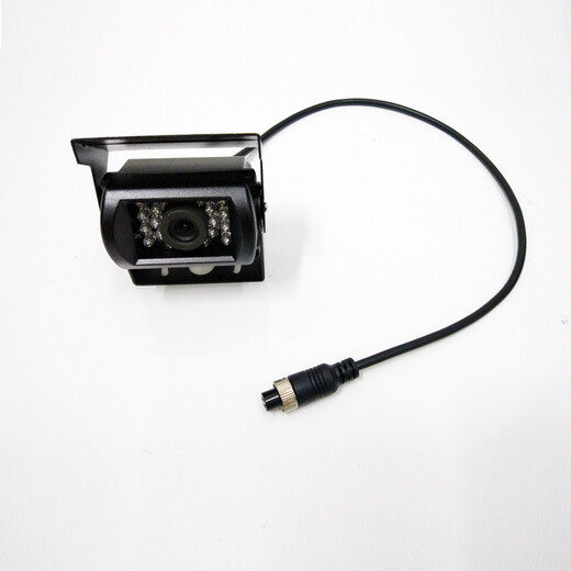 Bondoni large truck can video bus harvester passenger car high-definition night vision reversing imaging system 24v detection camera 12v recommended model 7-inch AV screen + camera 15 meters line