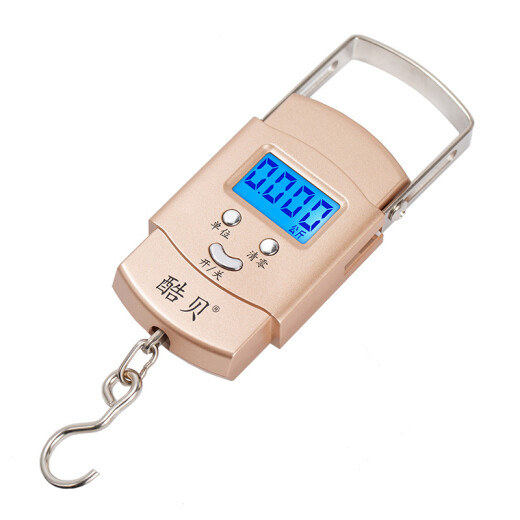 Kubei portable scale electronic scale portable 50 kg [Jin equals 0.5 kg] hook scale luggage baby express gram weighing grocery shopping pet baby new model with card slot (recommended by the store manager)