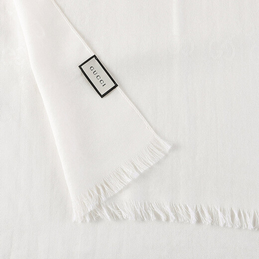GUCCI GUCCI scarf ivory blended double G pattern women's scarf 165904 3G646 9000
